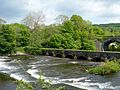 Tennant canal aqueduct over River Neath at Aberdulais
