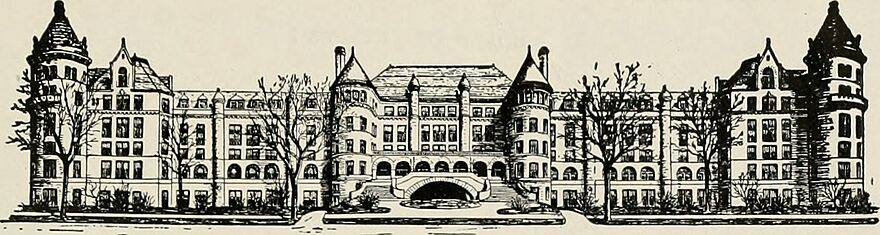 Drawing of the AMNH south facade