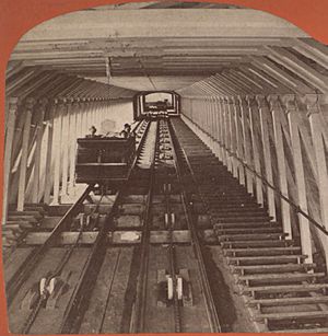 The Inclined Railway, Prospect Park, by Barker, George, 1844-1894 (1)