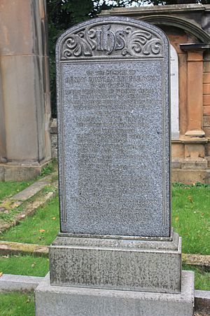The grave of Henry Duncan Littlejohn, Dean Cemetery