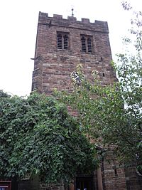 The tower of St Andrew's Church Penrith - geograph.org.uk - 1561838.jpg