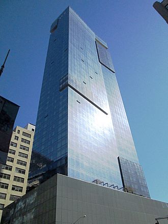 Trump SoHo tower from Varick Street.jpg