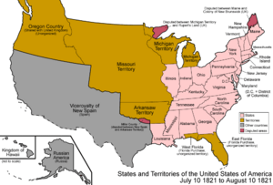 United States 1821-07-1821-08