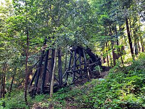 Upper section of Spring Canyon trestle (1), June 2023