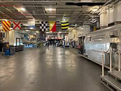 View of the Hangar Deck of the USS Hornet Air and Space Museum, 2022 (2)