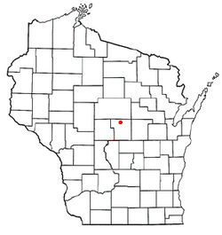 Location of Dewey, Portage County, Wisconsin