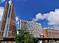 White City North Campus over the Westway, Wood Lane