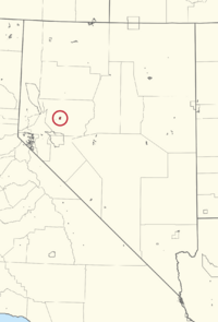 1075R Fallon Paiute-Shoshone Reservation Locator Map