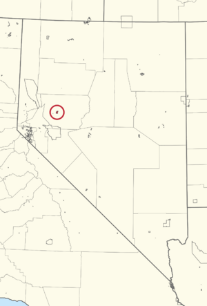 1075R Fallon Paiute-Shoshone Reservation Locator Map