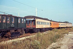 19680922 33 Illinois Terminal RR cars Illinois Railway Museum (6352224026)