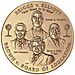 2003 Brown et al. v. the Board of Education of Topeka et al. Congressional Gold Medal front.jpg