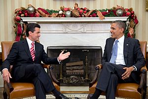 Barack Obama Enrique Peña Nieto in the Oval Office 2012