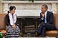 Barack Obama and Aung San Suu Kyi September 2012