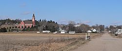 Bow Valley, Nebraska from the west