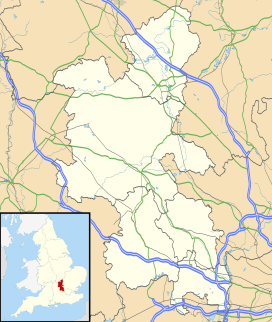 Map showing the location of Angling Spring Wood