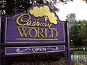 Cadbury World sign, Bournville.JPG