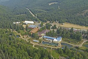 Chena Hot Springs Aerial View