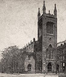 Church of the Ascension (New York), from Robert N. Dennis collection of stereoscopic views crop