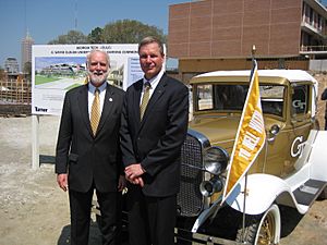 Clough and Peterson at CULC Groundbreaking