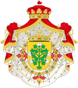 Coat of Arms of Nicolás Cotoner, 23rd Marquess of Mondéjar.svg