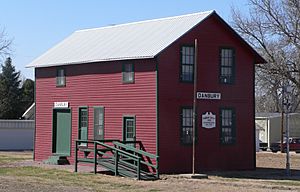 Danbury railroad depot, now a museum