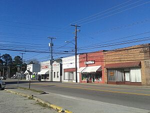 A view of Main Street in Courtland, Virginia