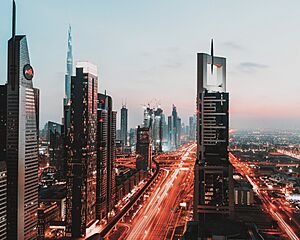 Downtown Dubai skylines (Pexels 2403251)