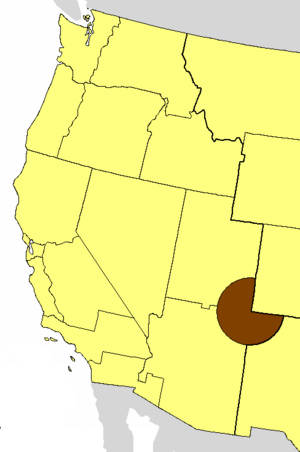 Location of the Navajoland Area Mission