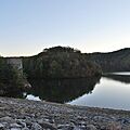 East Lynn Lake - View from Dam-square