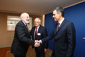 El presidente del Gobierno, Pedro Sánchez, en Estrasburgo 02