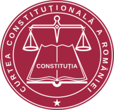 Emblem of Constitutional Court of Romani.svg