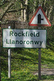 Entering Rockfield, or Llanoronwy - geograph.org.uk - 1241400 sign only