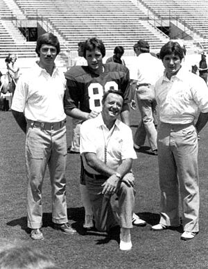 FSU head football coach Bobby Bowden and sons- Tallahassee, Florida (7255276714)