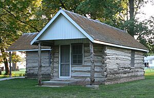 First Custer County Courthouse from NE