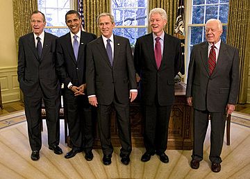 Five Presidents Oval Office