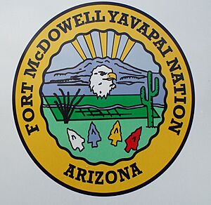 Fort McDowell Yavapai Nation sign-2