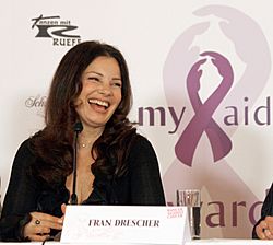Fran Drescher, dancer against cancer press conference 2010 (2)