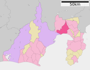 Location of Fuji