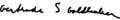 Gertrude Scharff Goldhaber signature