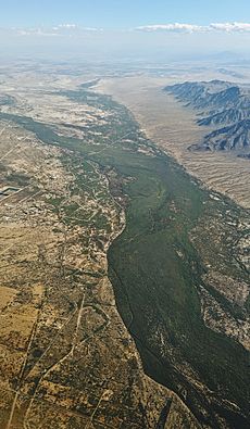 Gila River at Komatke Arizona