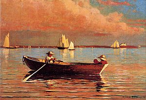 Gloucester Harbor Winslow Homer 1873