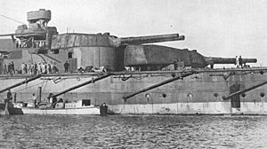 HMS Thunderer 13.5 inch Turrets