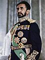 Haile Selassie in full dress (cropped)