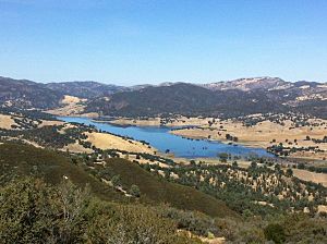 Hernandez Reservoir from Laguna Mountain
