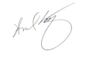 Howard Schultz Signature from the Goldman Collection