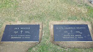 Jack & Bonita Wrather's graves