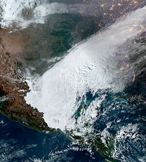 January 2025 Gulf Coast blizzard 2025-01-21 2200Z