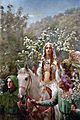 John Collier Queen Guinevre's Maying