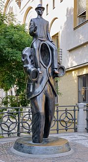 Kafka statue Prague
