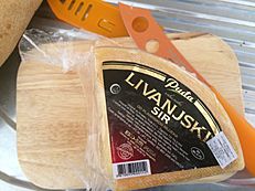 Livanjski Cheese with label